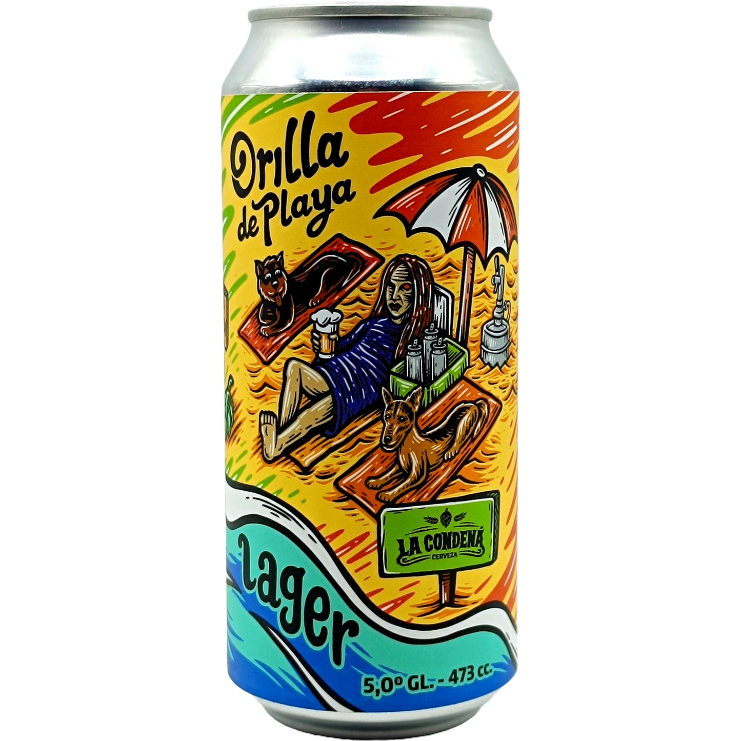 Cerveza La Condena Orilla de Playa 5.0º G.L. 473cc