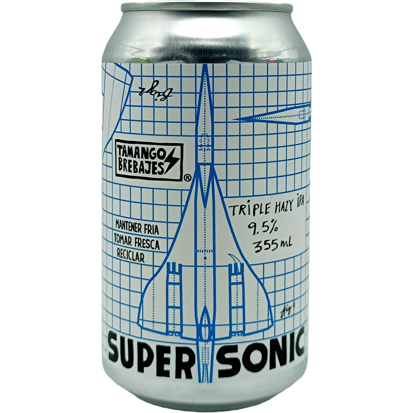 Cerveza Tamango Brebajes Supersonic 9.5° G.L. 355cc