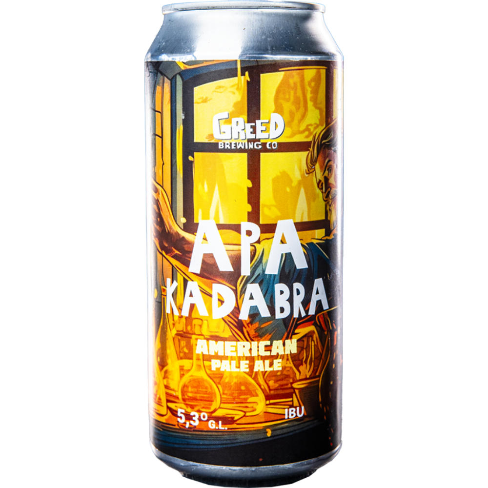Cerveza Greed Apacadabra APA 5,3° G.L. 473cc