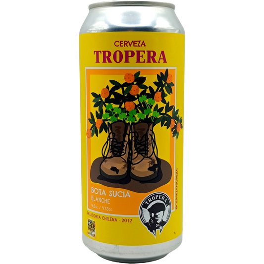 Cerveza Tropera Bota Sucia 4.8° G.L. 473cc