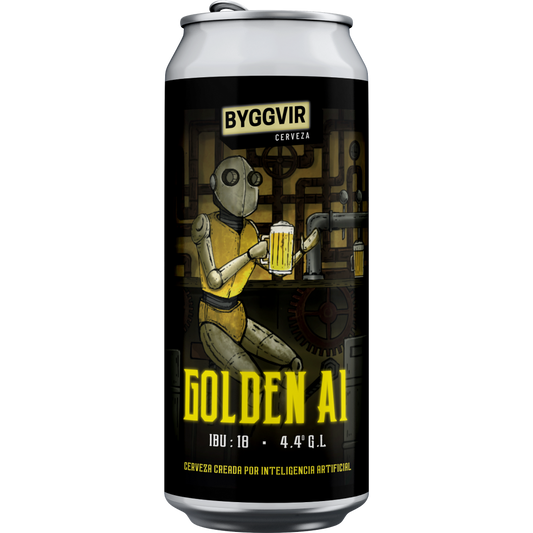 Cerveza Byggvir Golden AI 4.4° G.L. 473cc