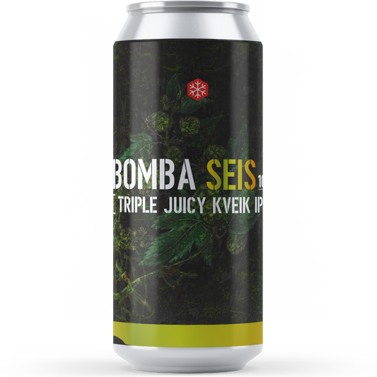 Cerveza Granizo Bomba Seis 9.6º G.L. 473CC