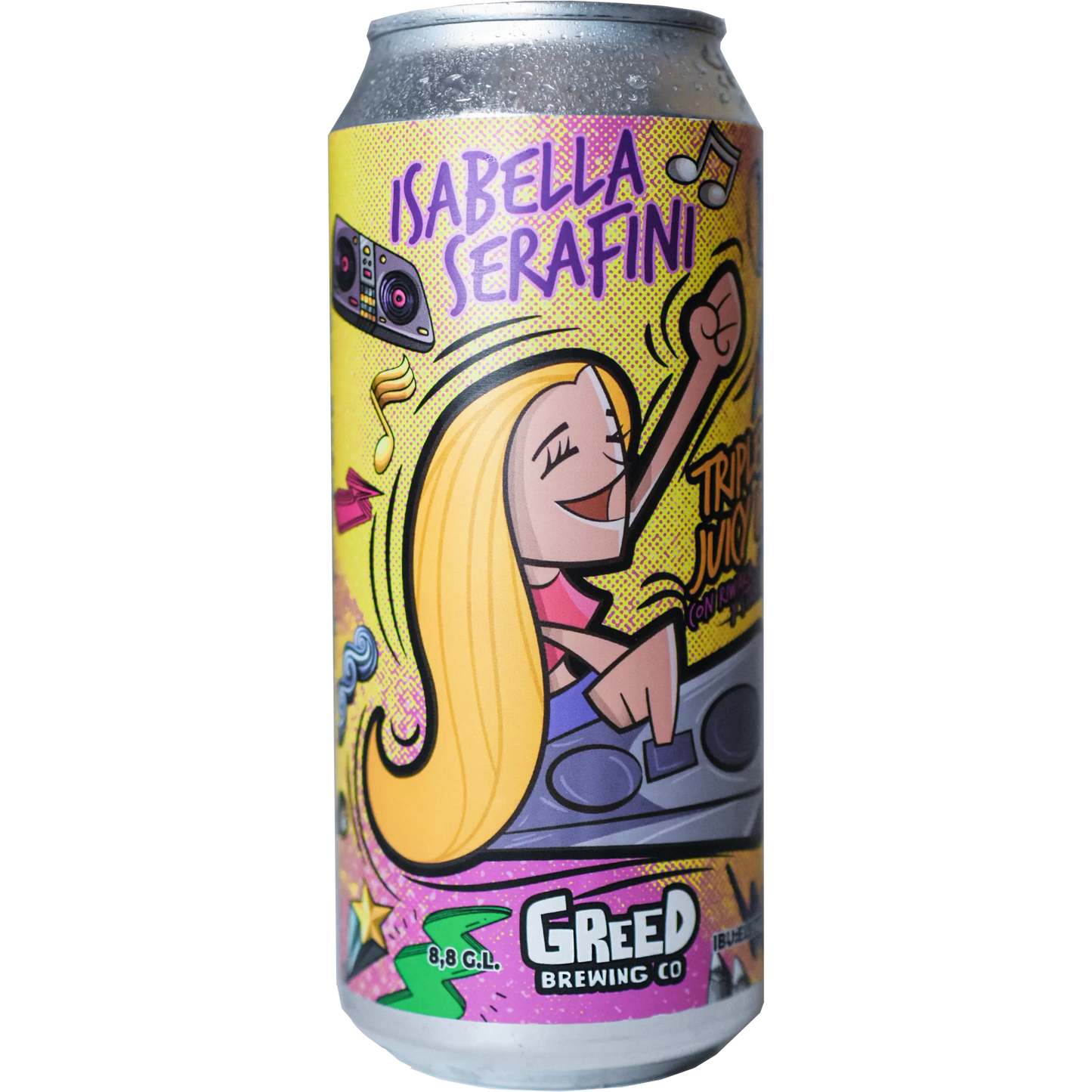 Cerveza Greed Isabella Serafini 8.8º G.L. 473cc