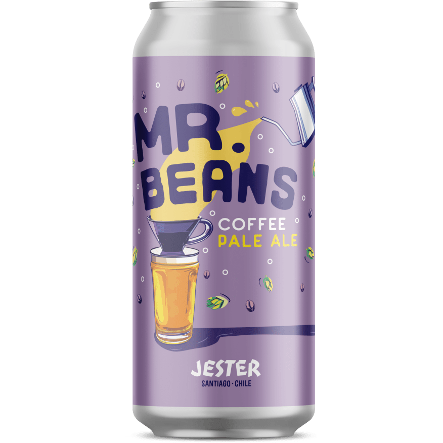 Cerveza Jester Mr Beans 5.2º G.L. 473cc