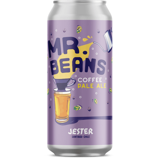 Cerveza Jester Mr Beans 5.2º G.L. 473cc