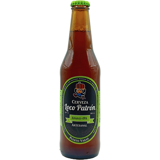 Cerveza Loco Patron Amargu-IPA 5,0º Gl 330 CC.