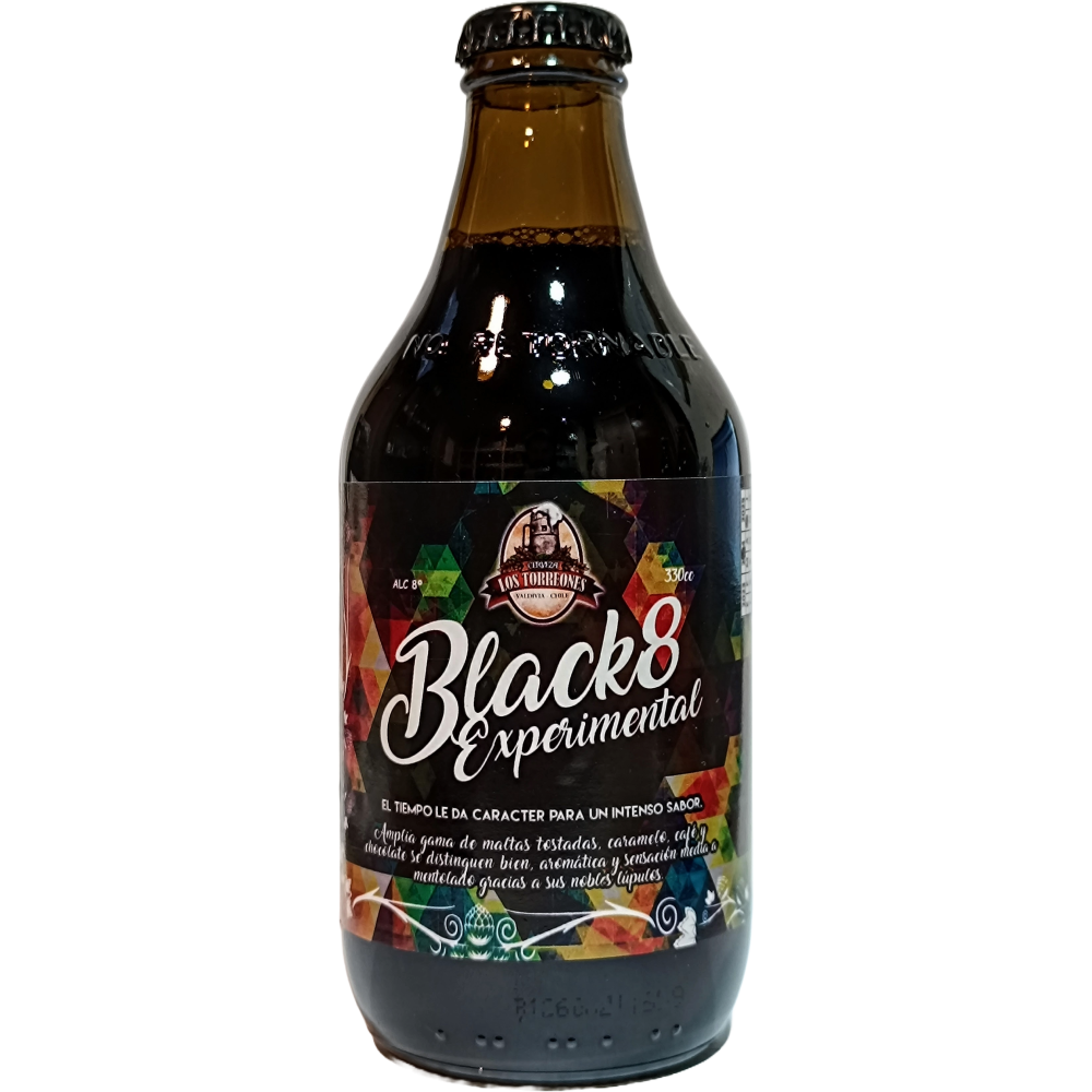 Cerveza Los Torreones Black8 8.0° G.L. 330cc