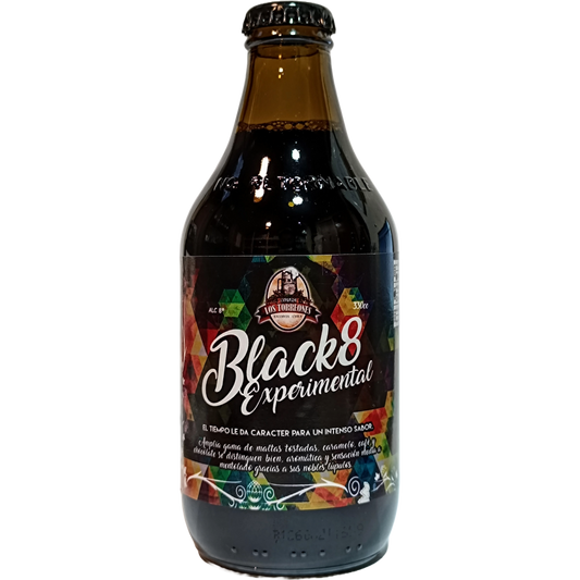 Cerveza Los Torreones Black8 8.0° G.L. 330cc