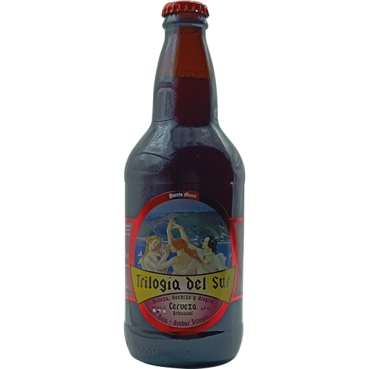 Cerveza Trilogia del Sur Ambar 6.8° G.L. 500cc