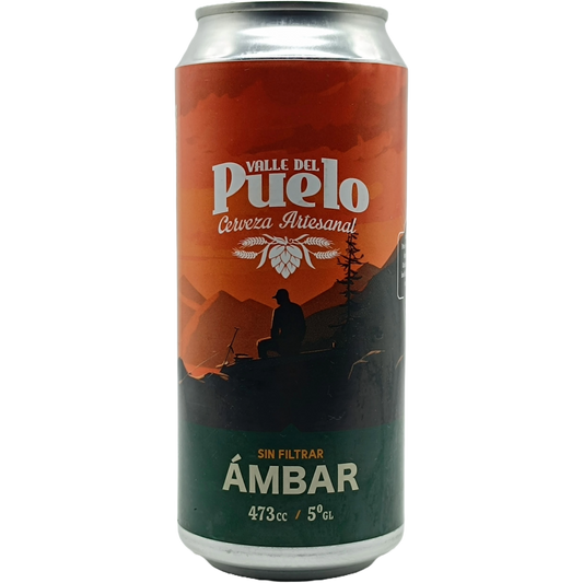 Cerveza Valle del Puelo Ambar 5.0° G.L. 473cc