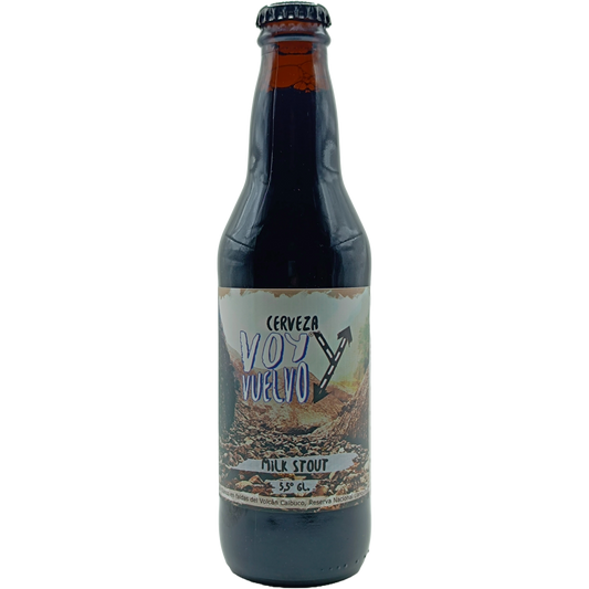 Cerveza Voy y Vuelvo Milk Stout 5.5º G.L. 330cc