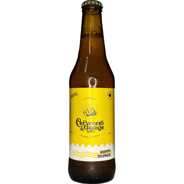 Cervecero de Garage Hoppy Blonde Ale 330cc 4,7° G.L.