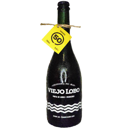 Cerveza Viejo Lobo Golden Ale 750cc