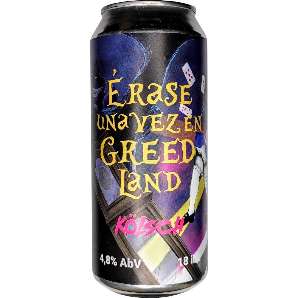 Cerveza Greed Erase una vez en Greedland 4,8° G.L. 473cc