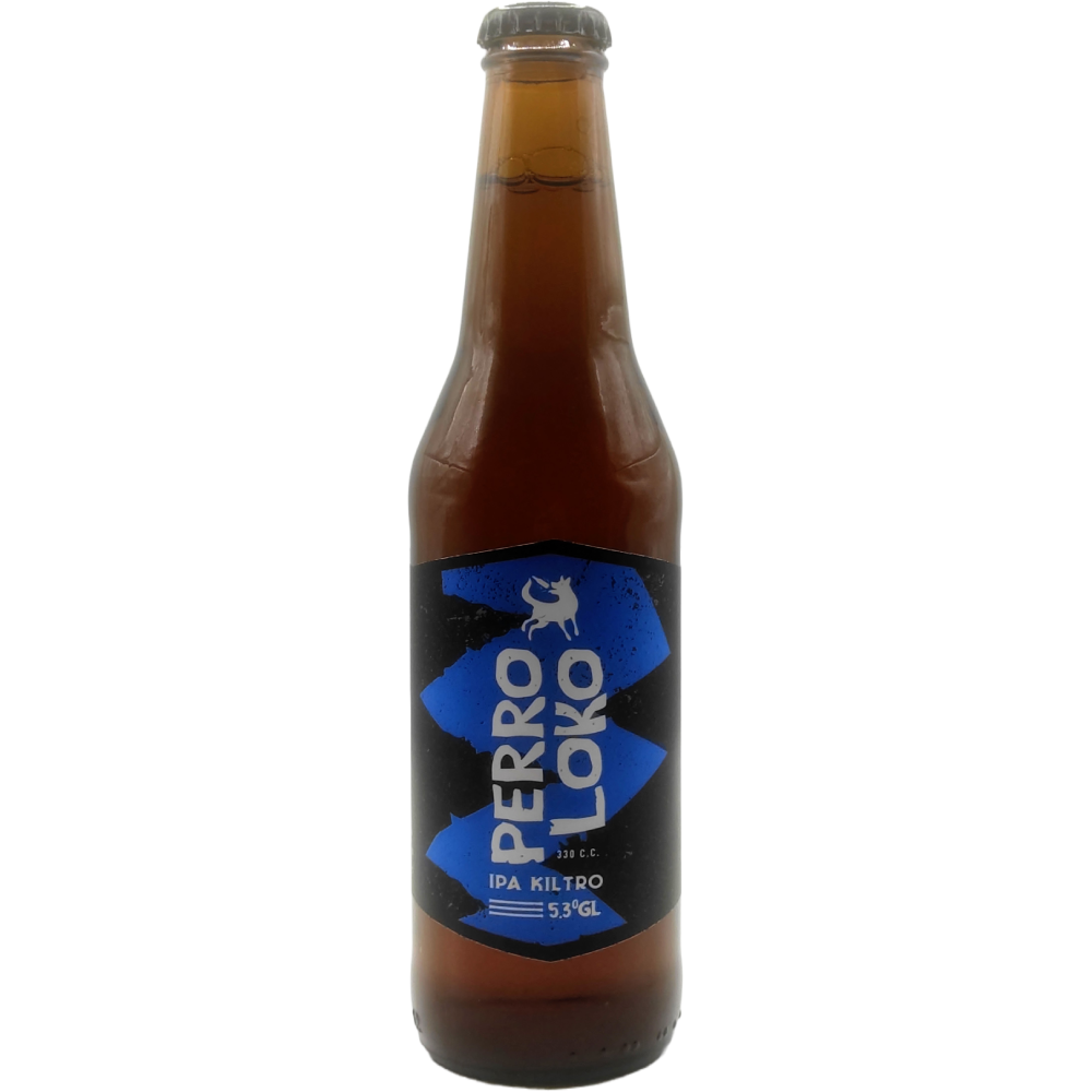 Cerveza Perro Loko IPA Kiltro 5.3° G.L. 330cc