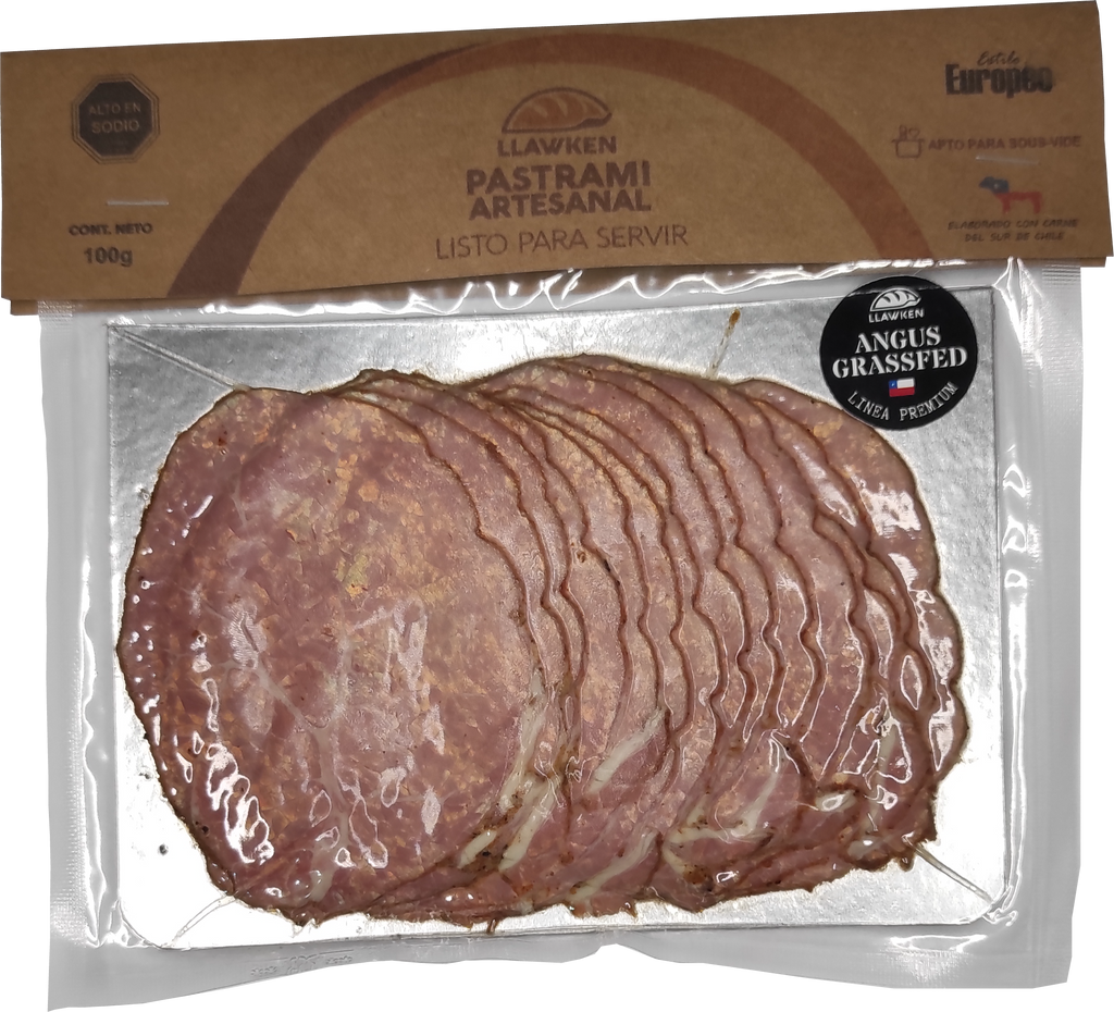 Llawken Pastrami Europeo 100 gr.