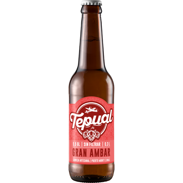 Cerveza Tepual Gran Ambar 5.5° G.L. 330CC