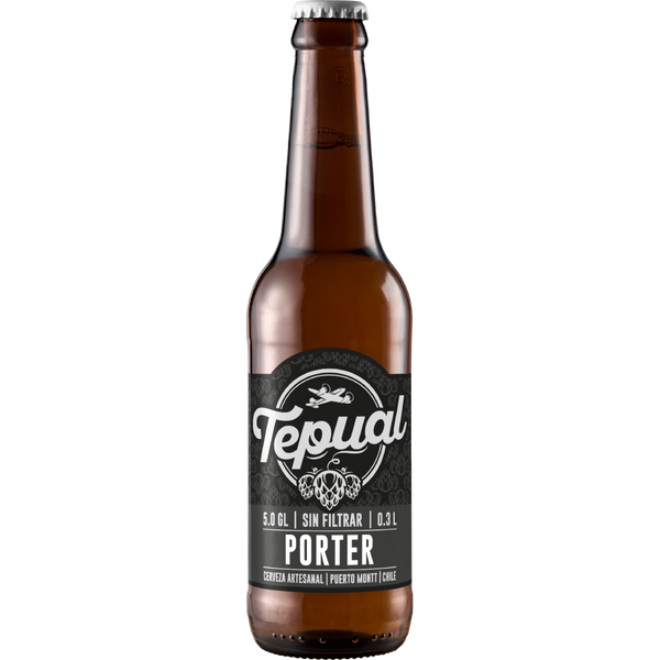 Cerveza Tepual Porter 6.0° G.L. 330CC