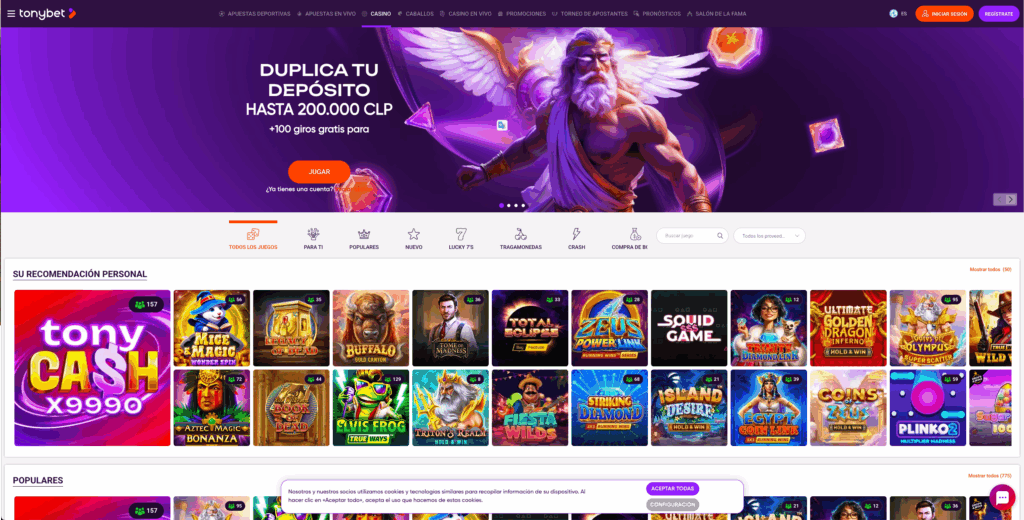 tonybet casino